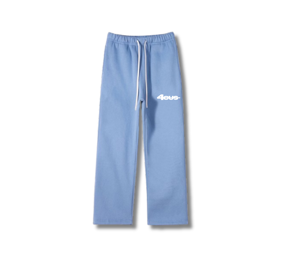 Wide Leg Tracksuit - Baby Blue
