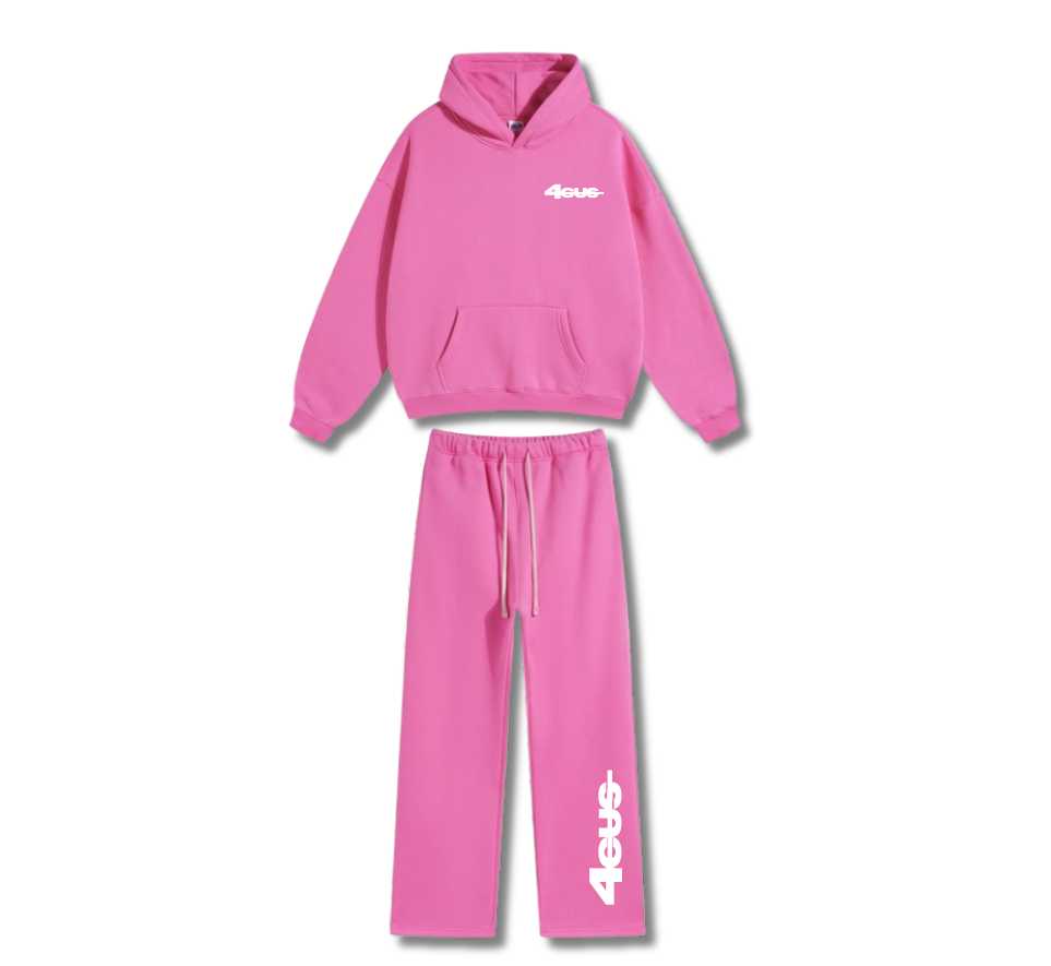 Cozy Tracksuit - Bright Pink