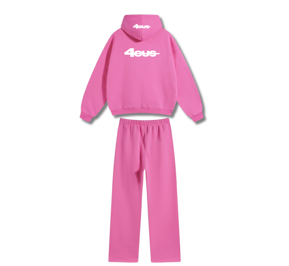 Cozy Tracksuit - Bright Pink