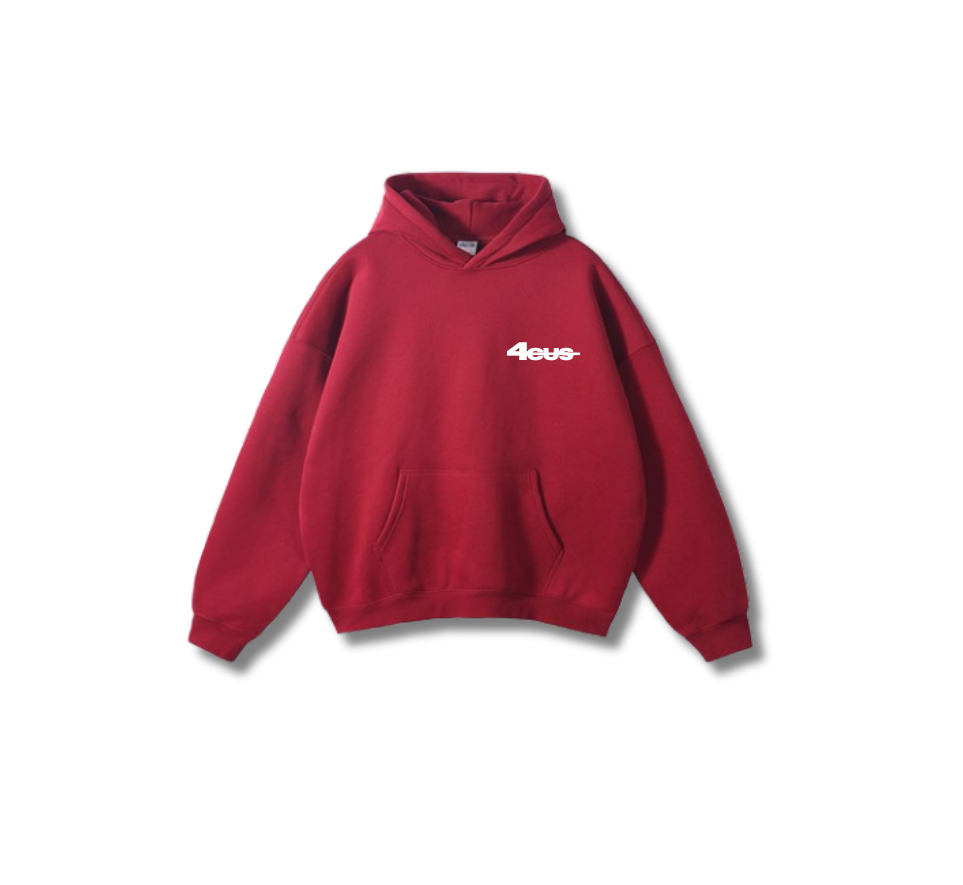 Cozy Hoodie - Cherry Red