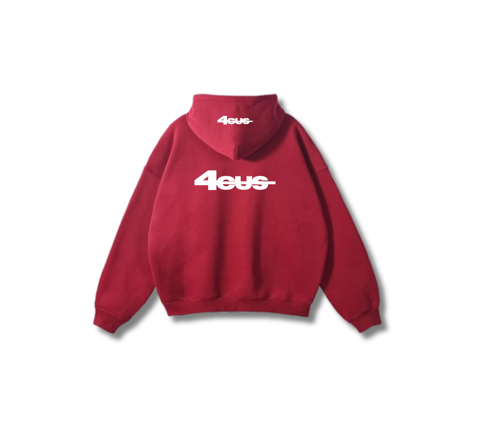 Cozy Hoodie - Cherry Red
