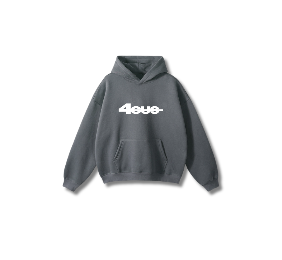 Wide Leg Hoodie - Stone Gray