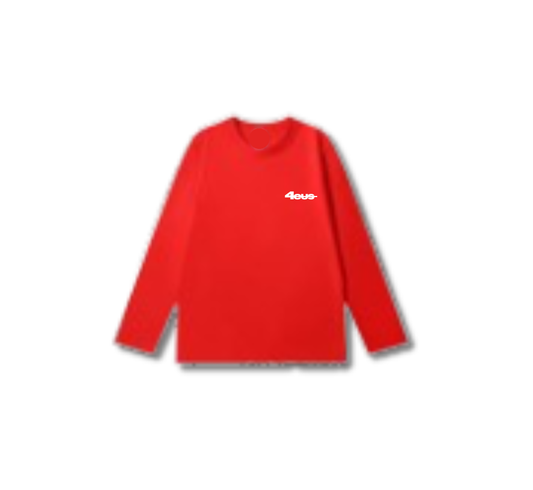 LONGSLEEVE - BRIGHT RED